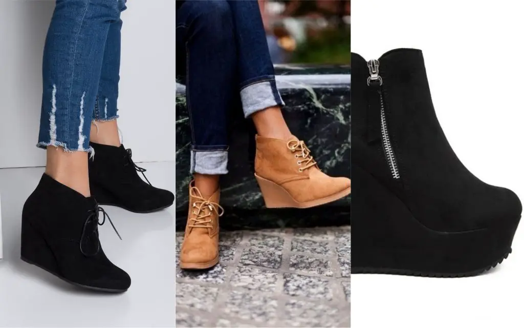 zapatos de mujer botas wedges