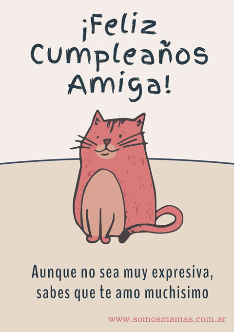 Tarjetas de cumpleaños para una amiga 💖¡Para dedicar 