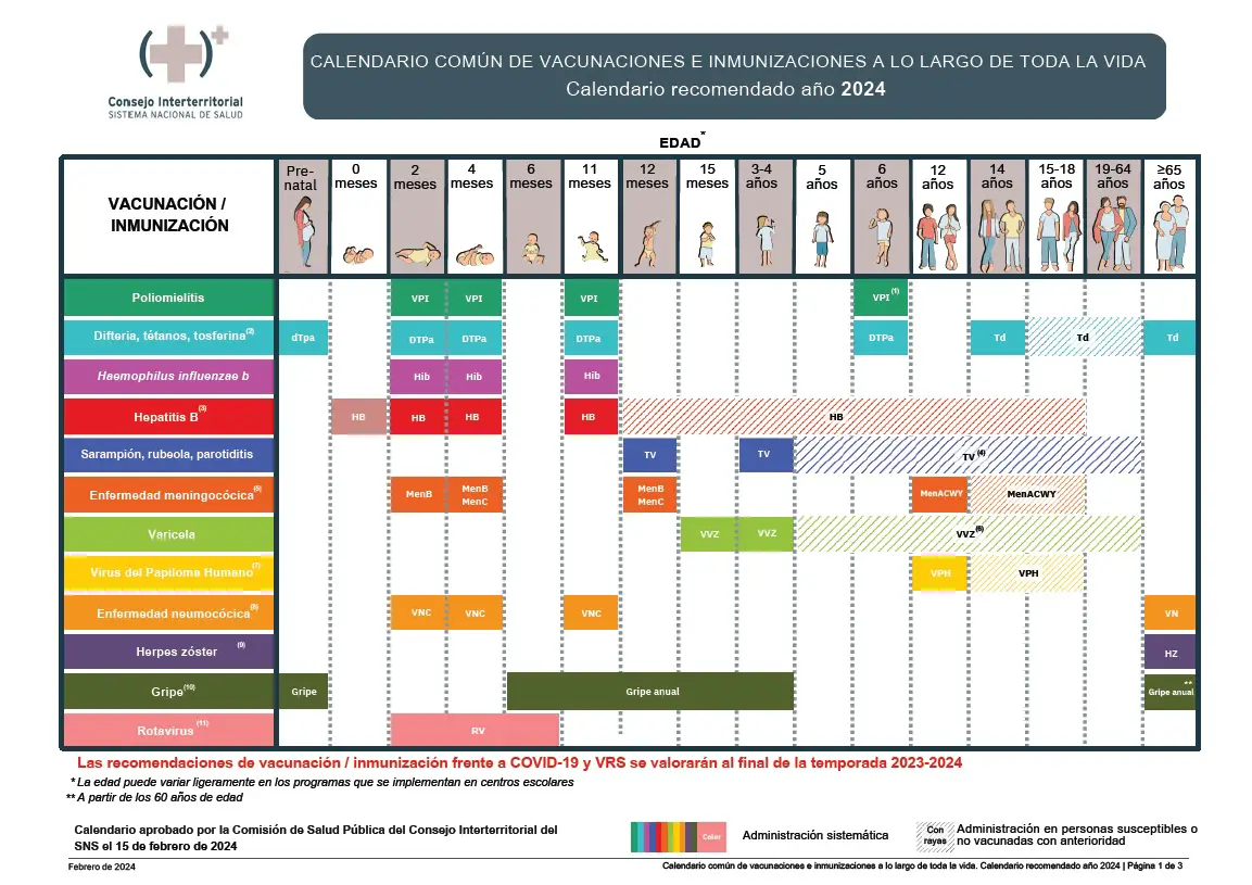 Calendario De Vacunaci n De Espa a 2024 2025 Calendario De Vacunaci n De Espa a 2024 2025