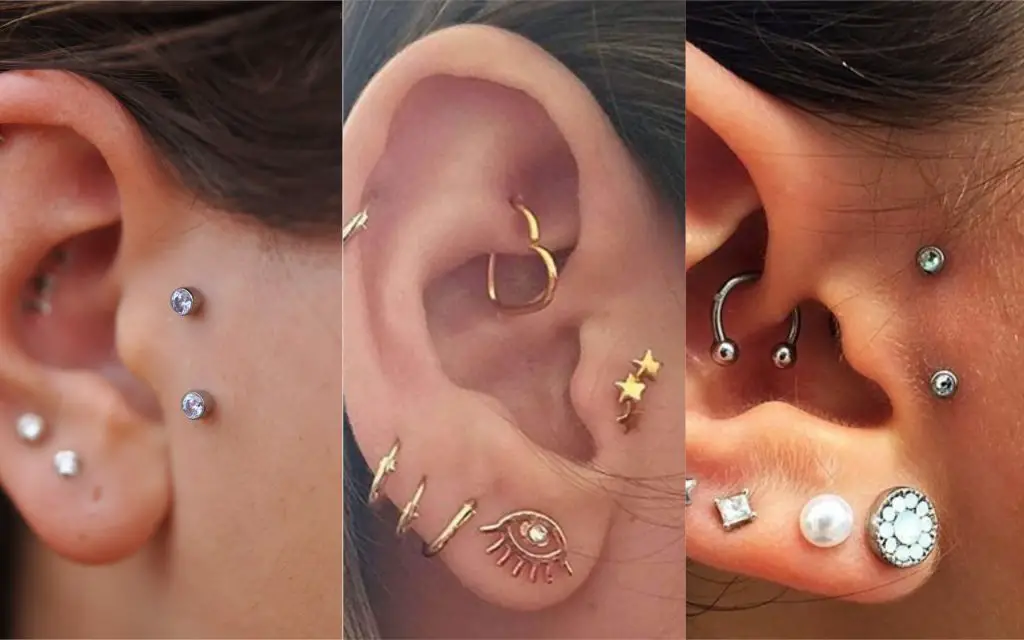 piercing tragus vertical