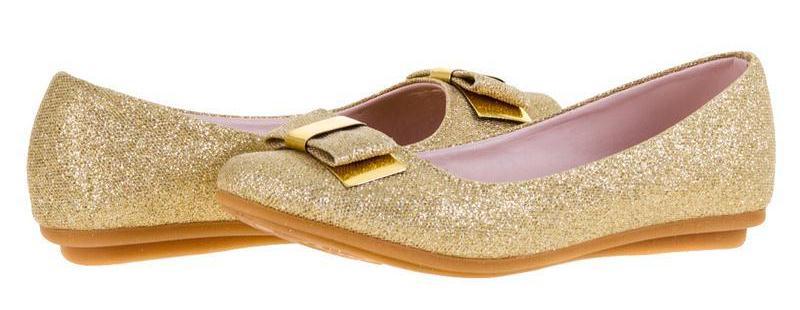 zapatos para niñas dorados