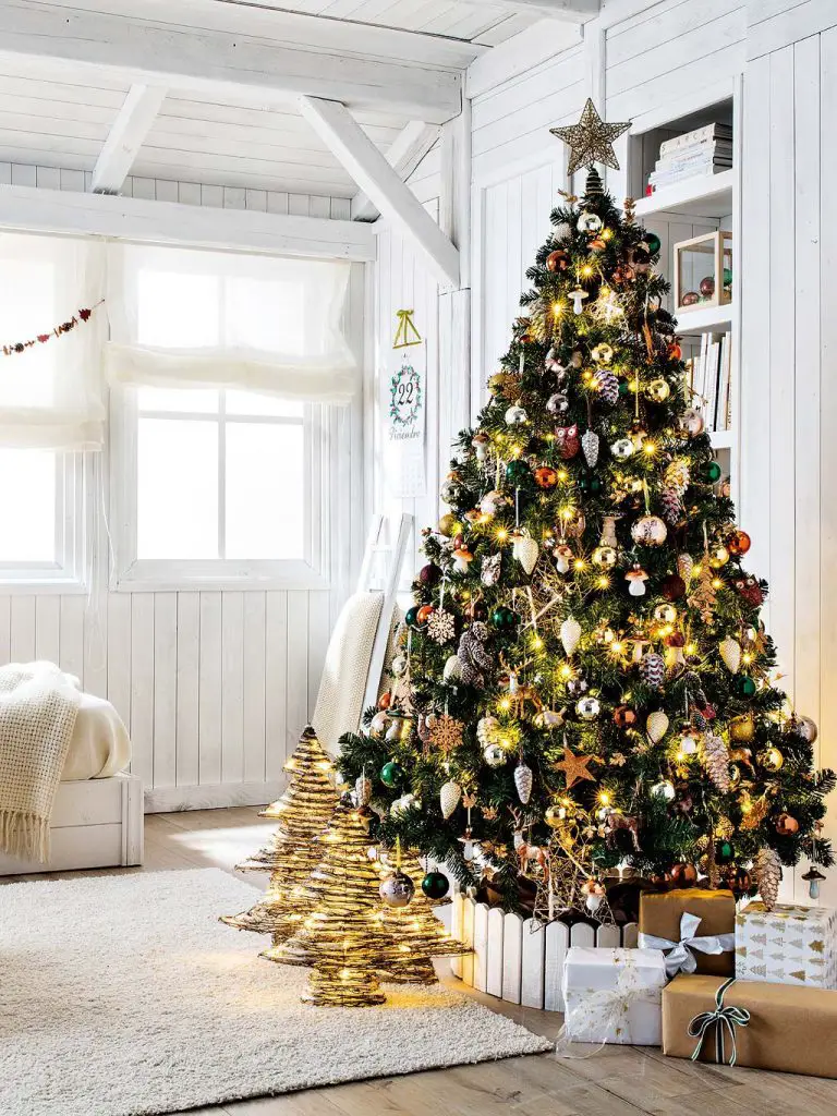 como decorar un árbol de navidad elegante