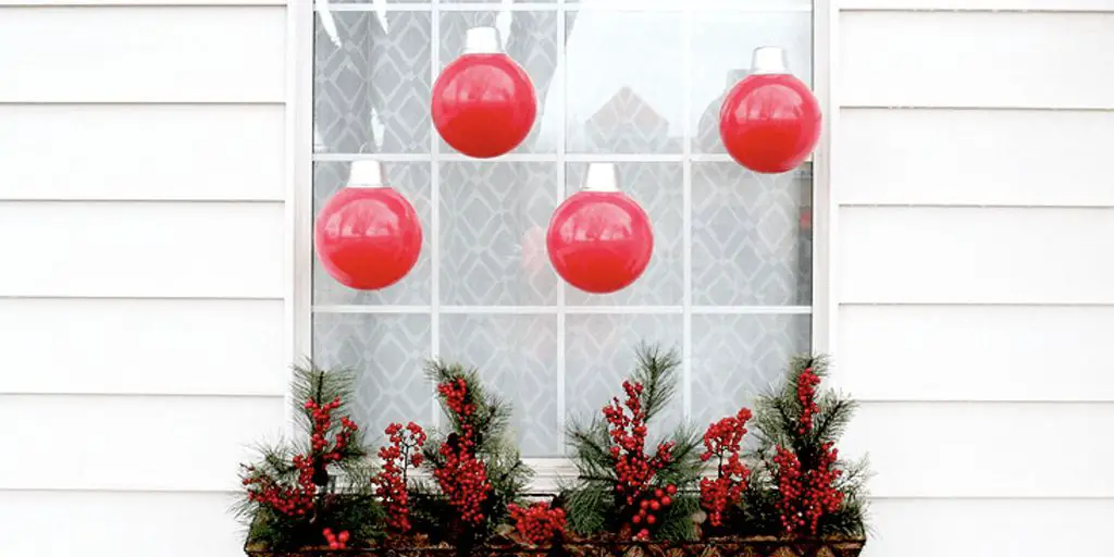decoración navideña ventanas 