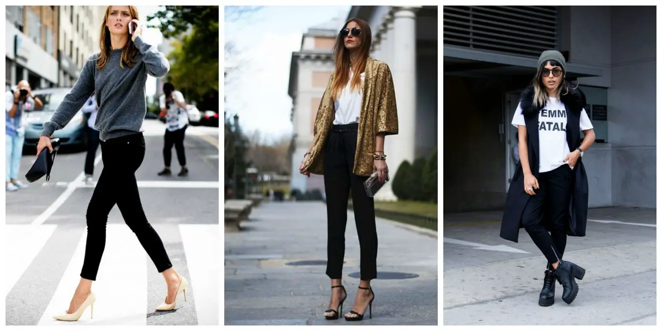Outfit Con Pantalón Negro 40 Looks Para Lucir Regia
