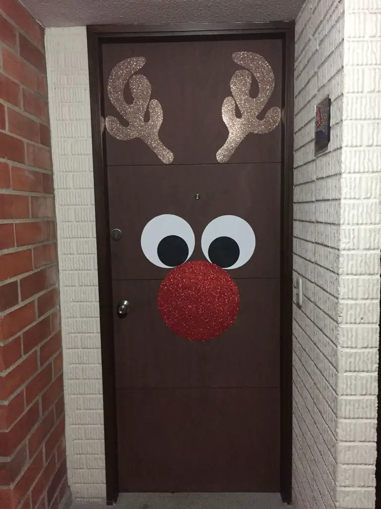 Puertas Decoradas De Navidad ¡16 Ideas Divertidas Para Hacer Tú Misma