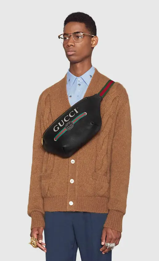 Rinonera de cuero GUCCI Rinonera de cuero GUCCI