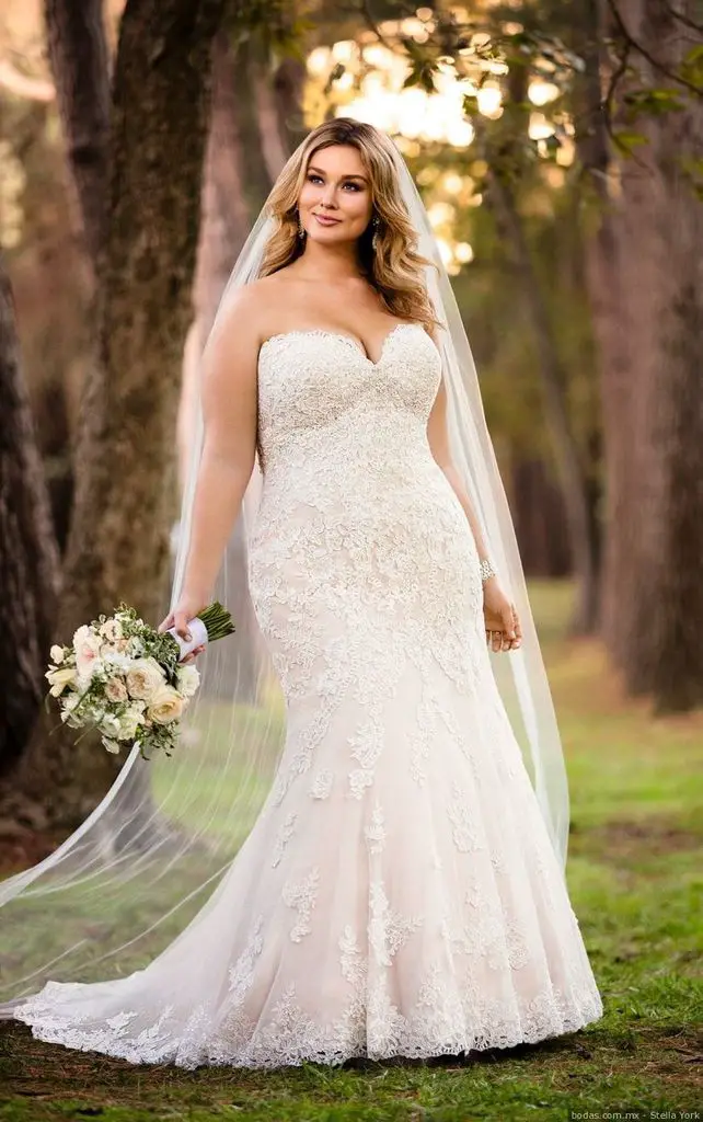 21 Vestidos De Novia Para Gorditas Muy Favorecedores Para Impactar Camino Al Altar