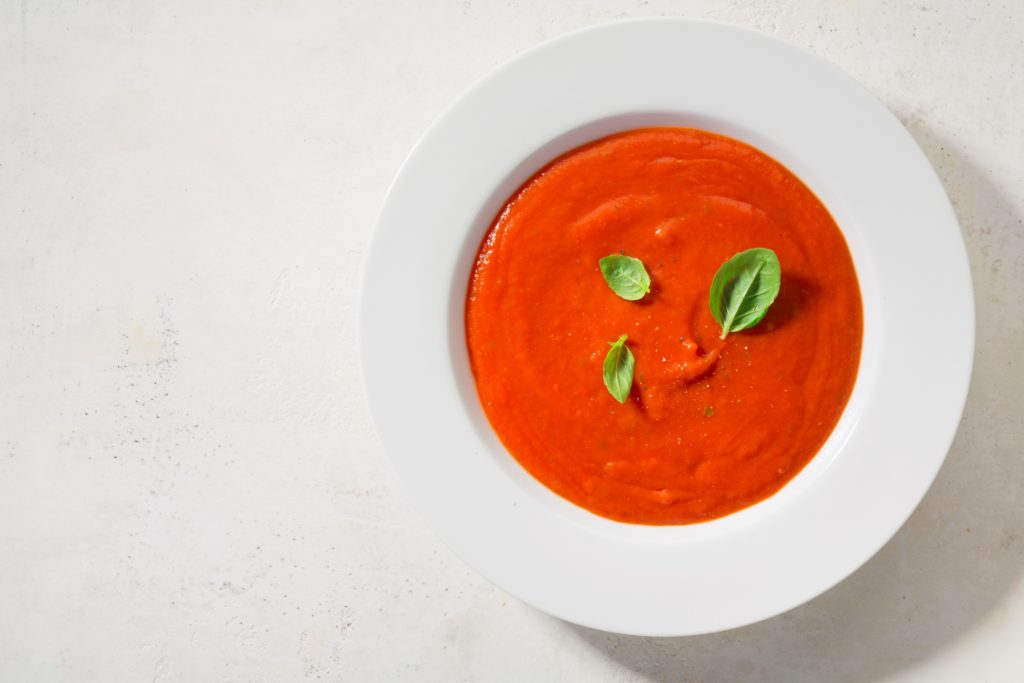 cenas rápidas sopa de tomate