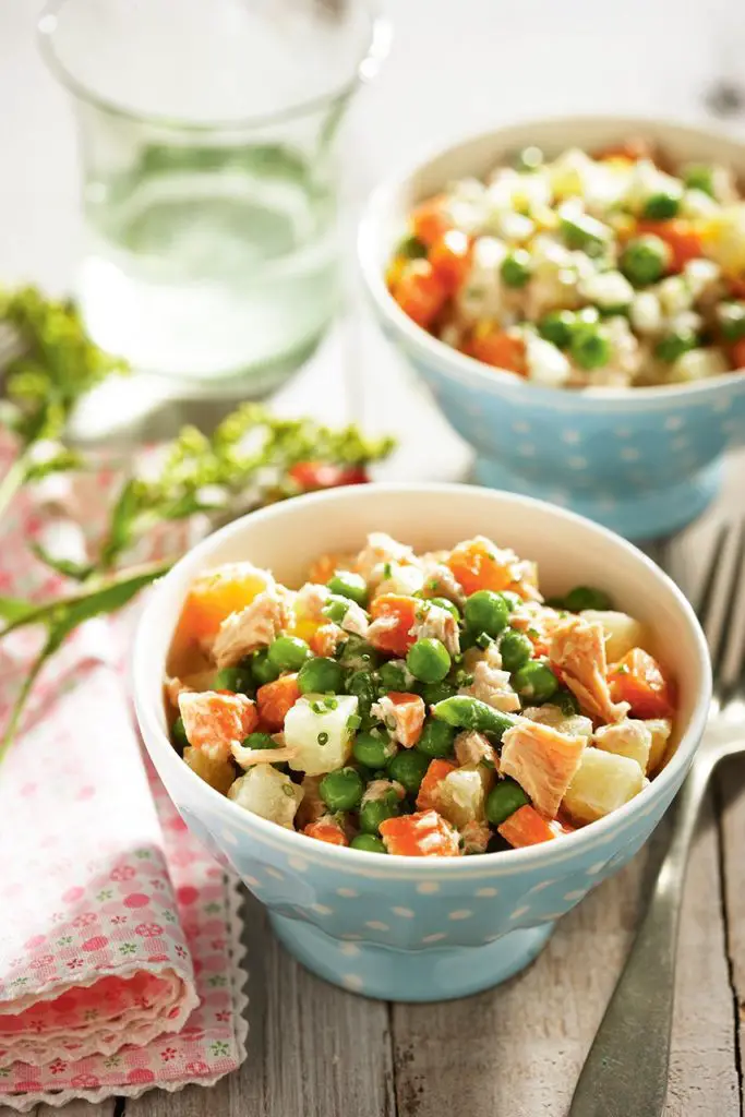 cenas saludables ensalada con salsa de yogur cenas saludables ensalada con salsa de yogur