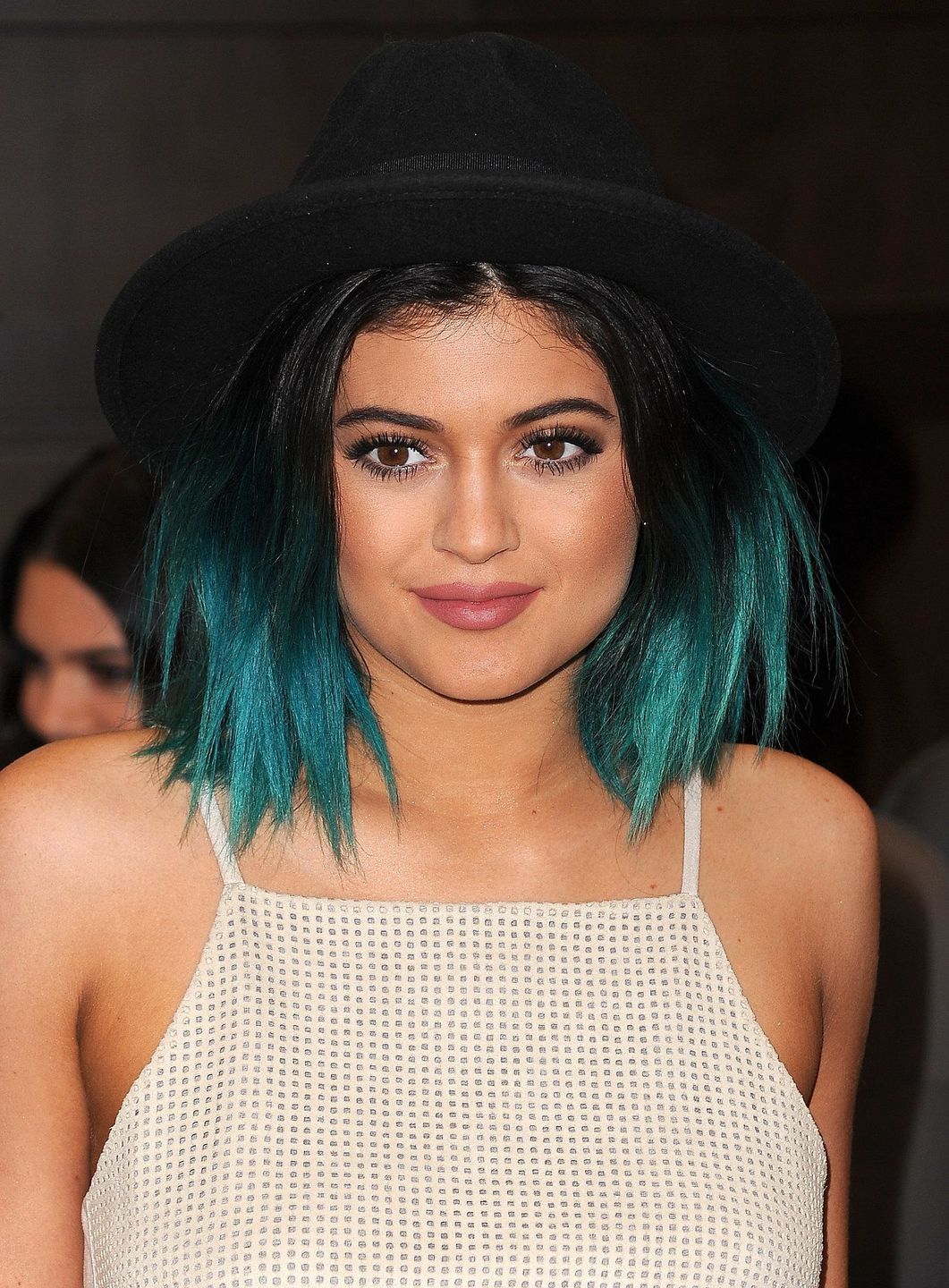 mechas californianas azul