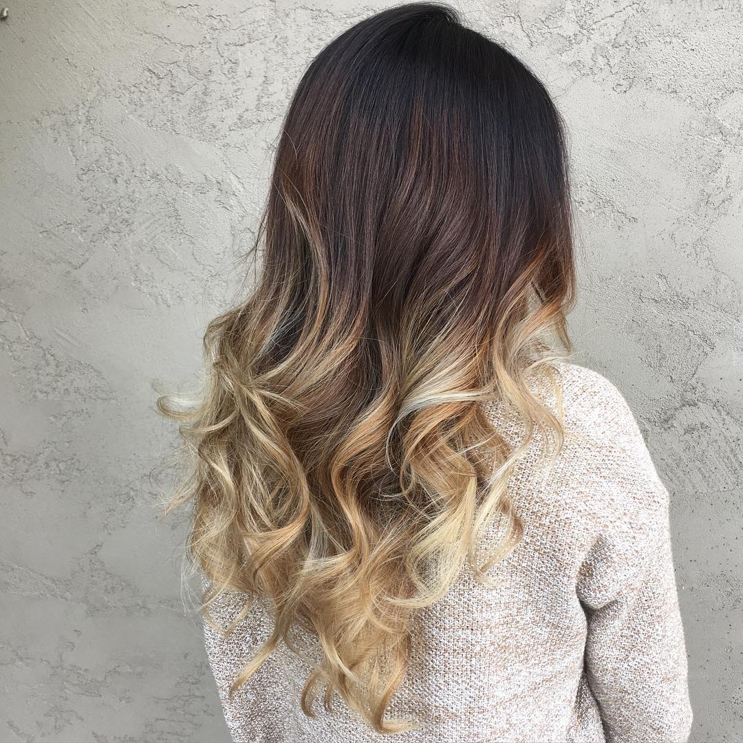 mechas californianas ombre