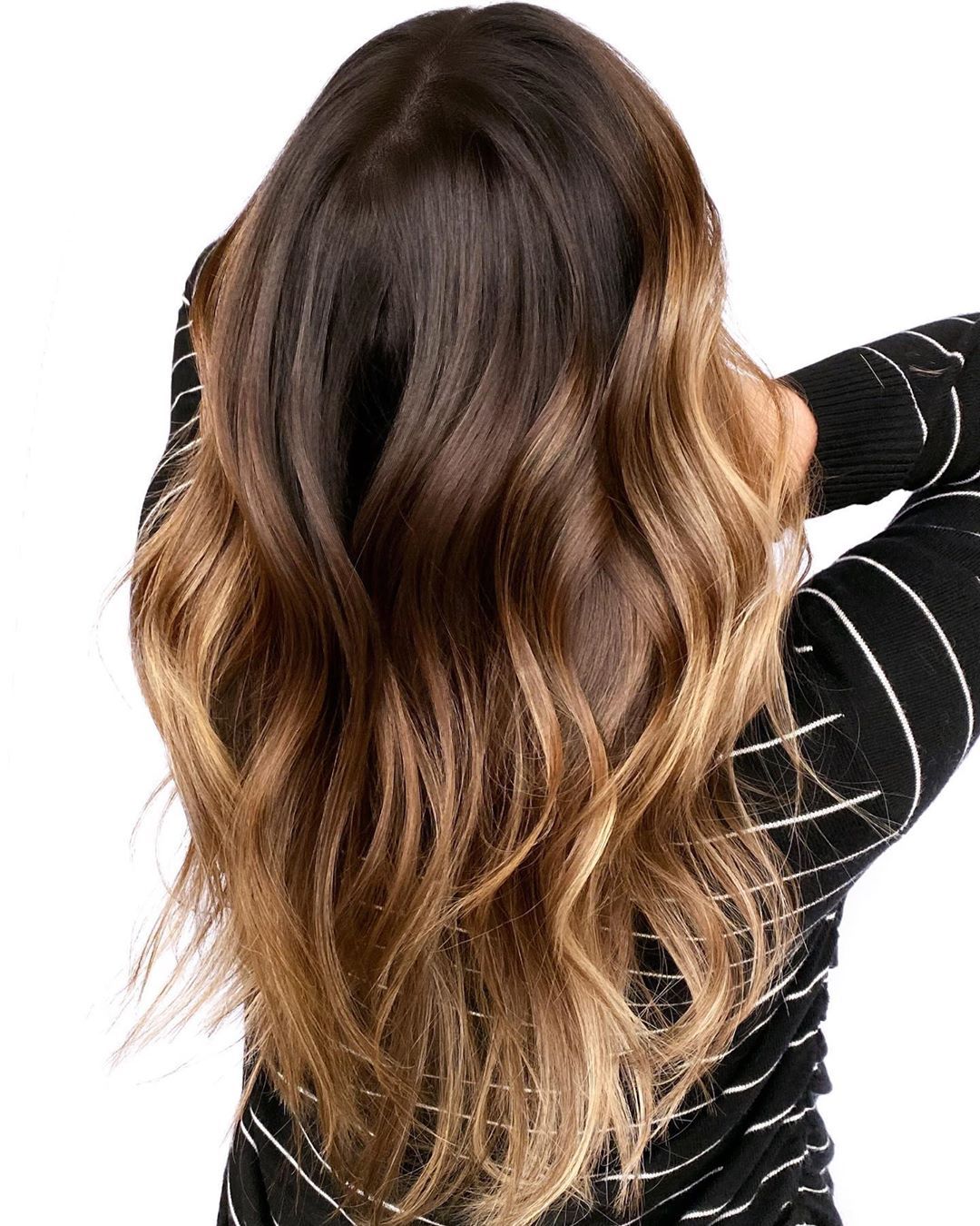 mechas californianas oscuro