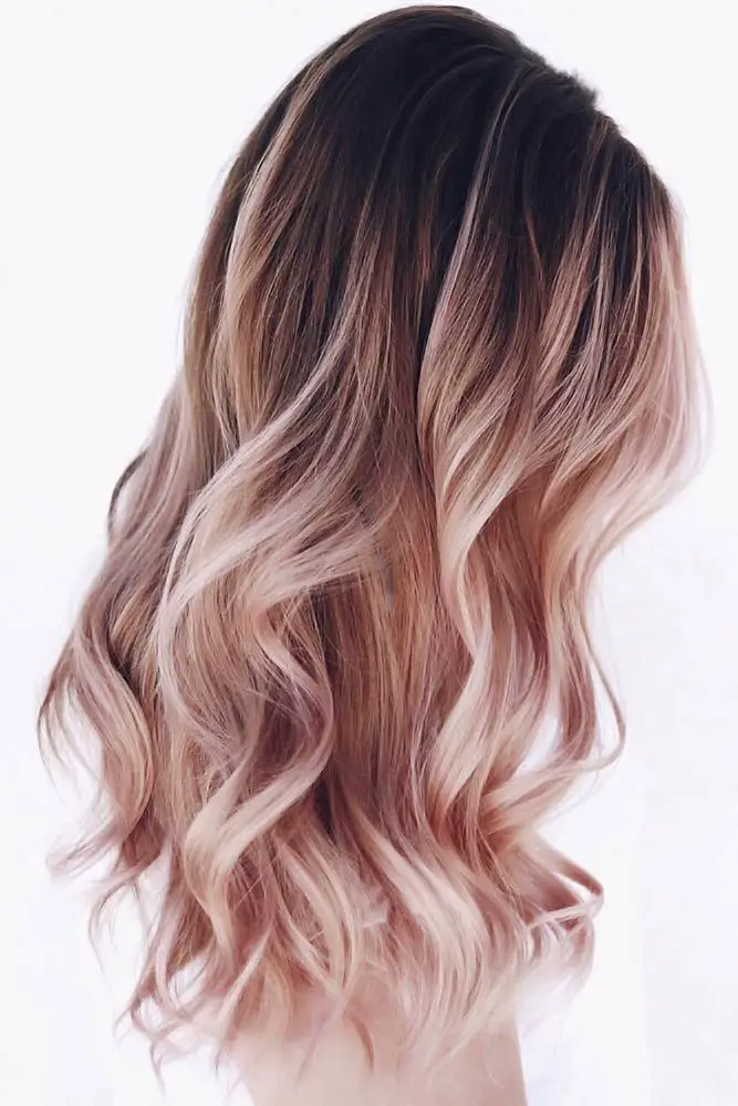 mechas californianas rosado