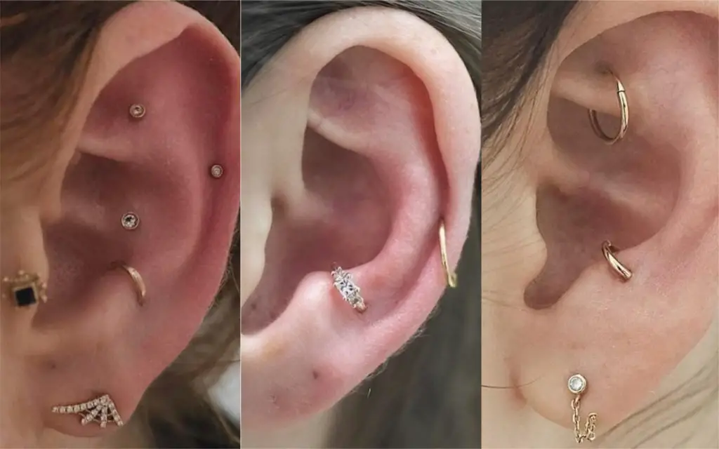 piercings en la oreja piercings en la oreja