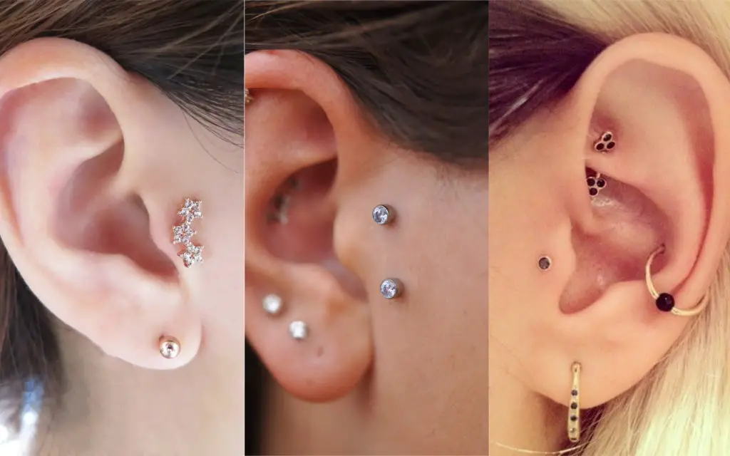 piercings en la oreja tragus 