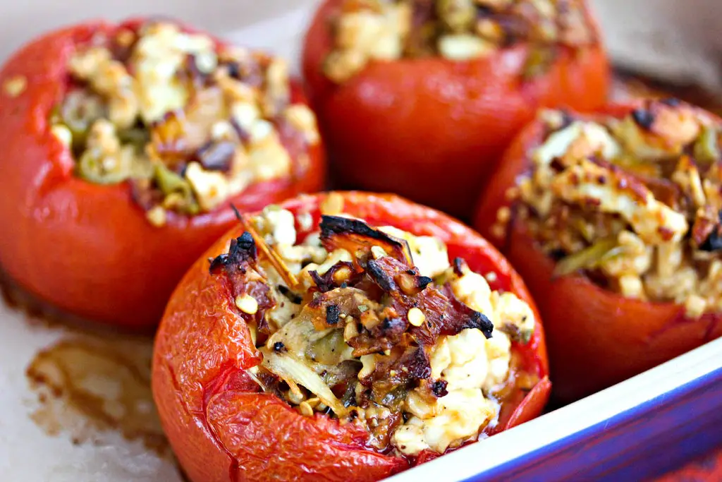 cenas rápidas tomates gratinados cenas rápidas tomates gratinados