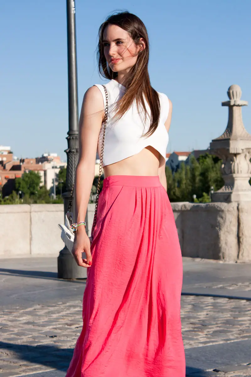 Outfit falda larga Outfit falda larga