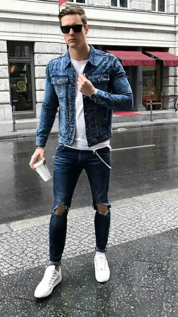 outfit jean de hombre