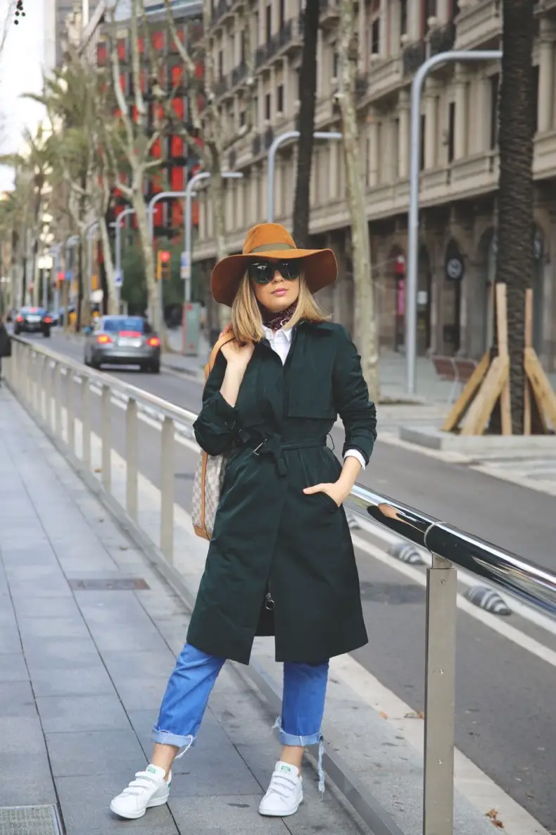 outfits de primavera trenchs