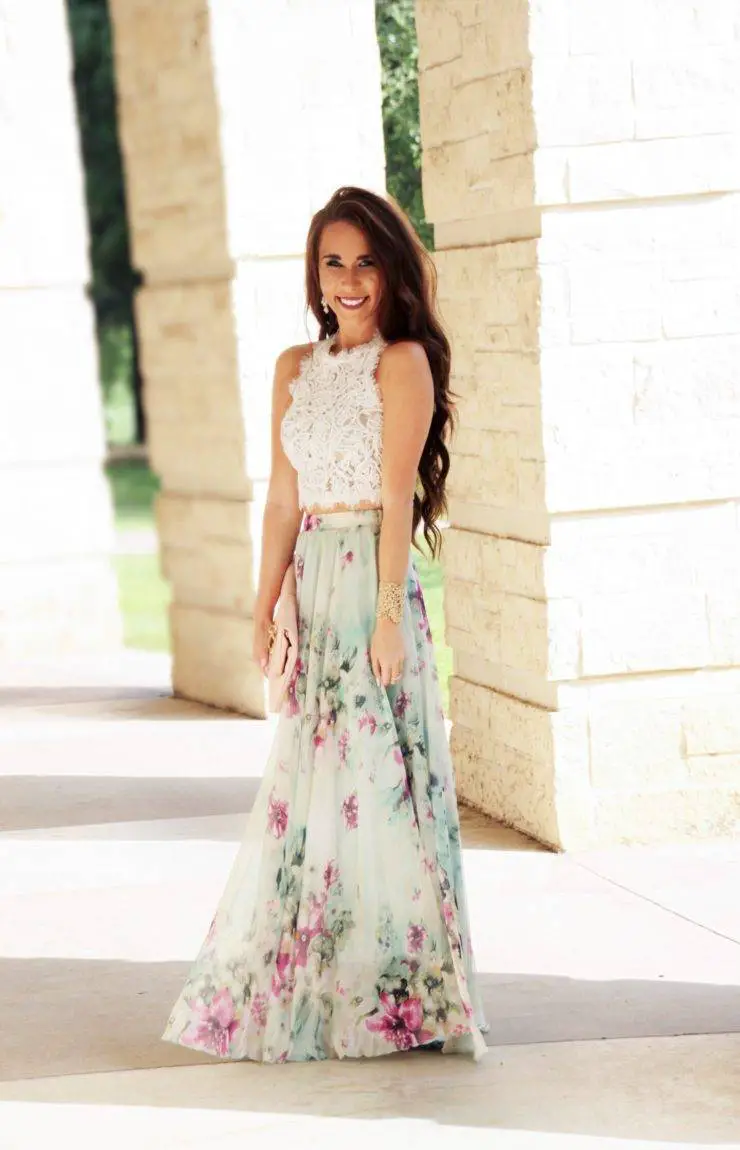 Outfit falda larga Outfit falda larga