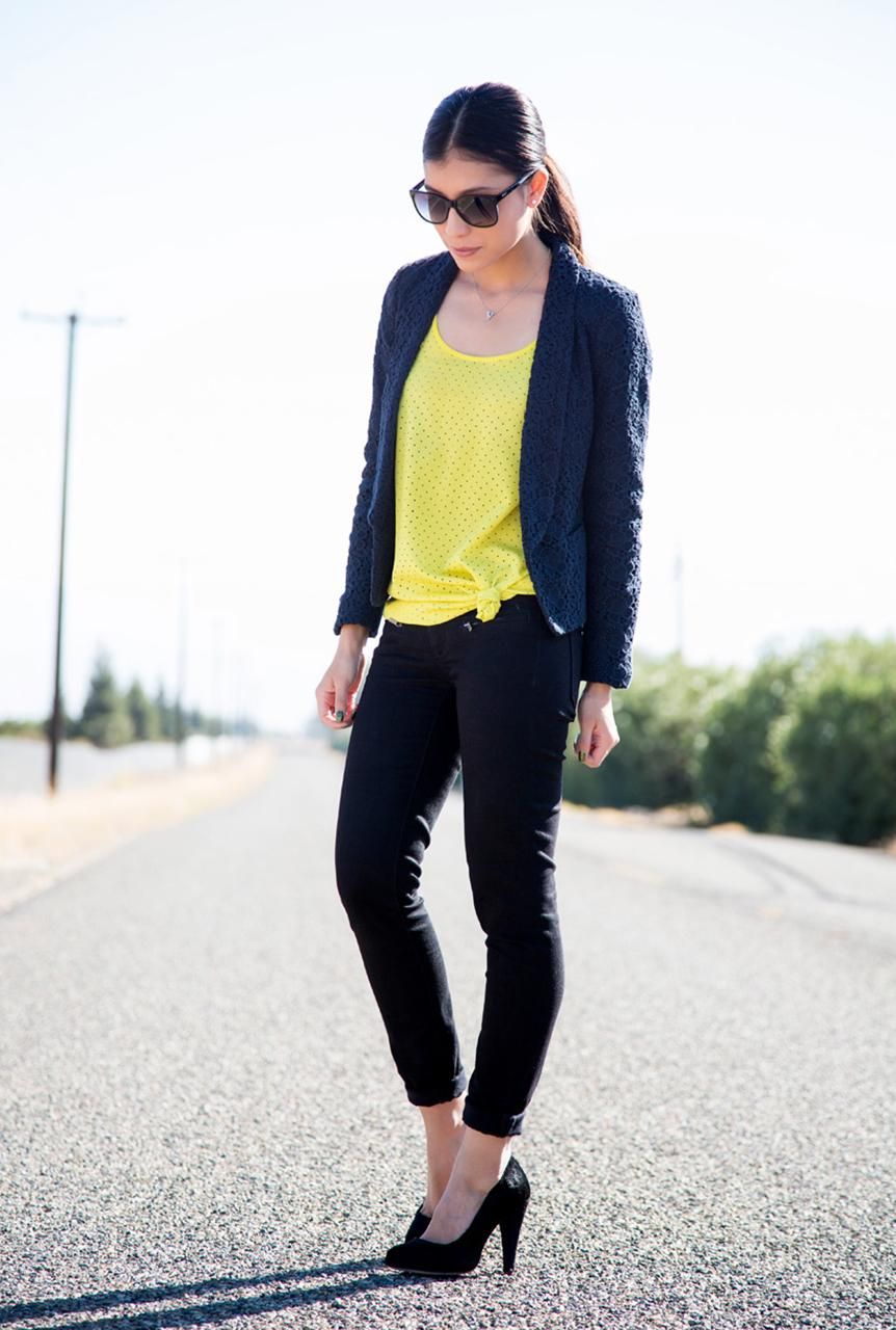combinar un pantalon negro