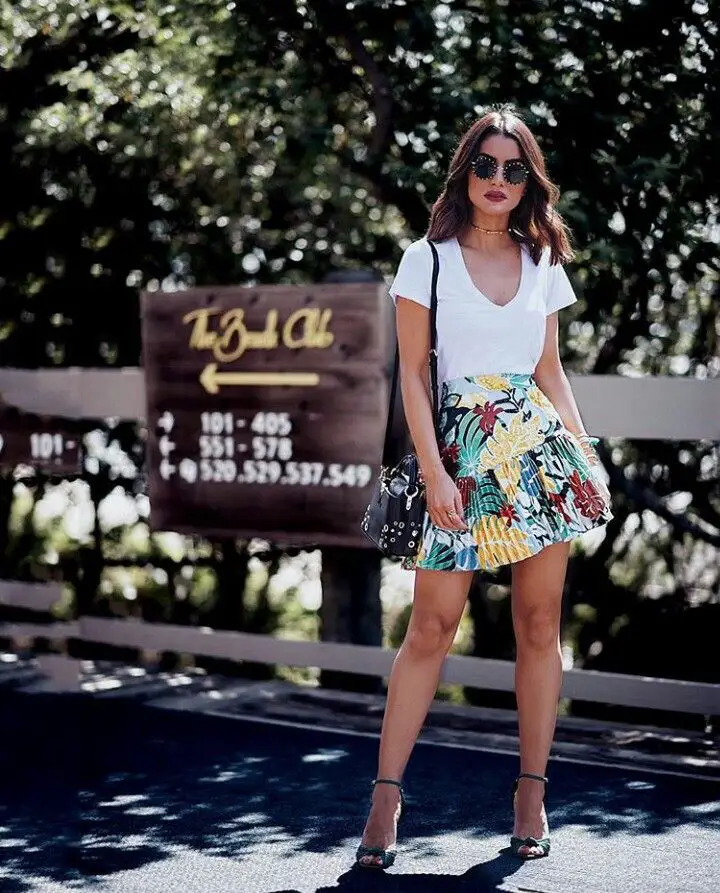 outfits de faldas coloridas