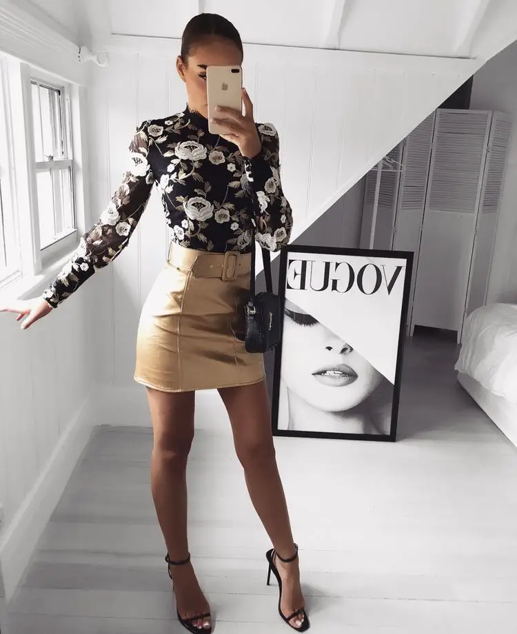 outfits de faldas elegante