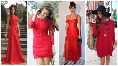 Accesorios para vestidos rojos: Aprende a combinarlos (correctamente)