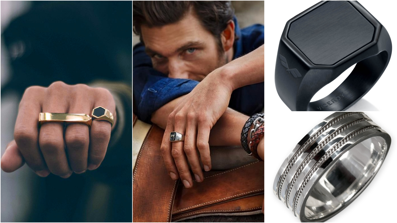 Anillos para hombres: Guía usarlos (y lucir increíble para ellas)