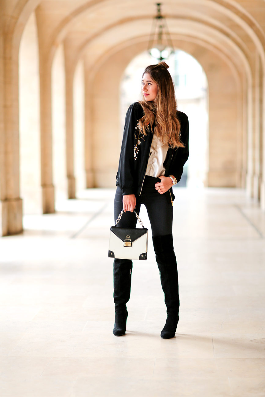 como combinar un pantalon negro