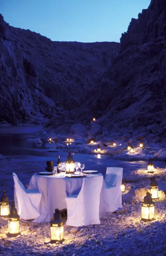 ideas para una noche romántica lugar unico
