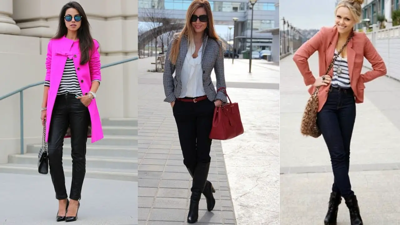 como combinar un pantalon negro