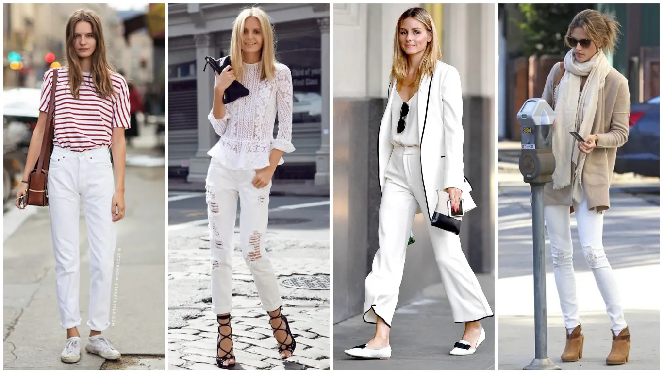 22 ideas (bonitas y elegantes) de Outfit con Pantalón Blanco