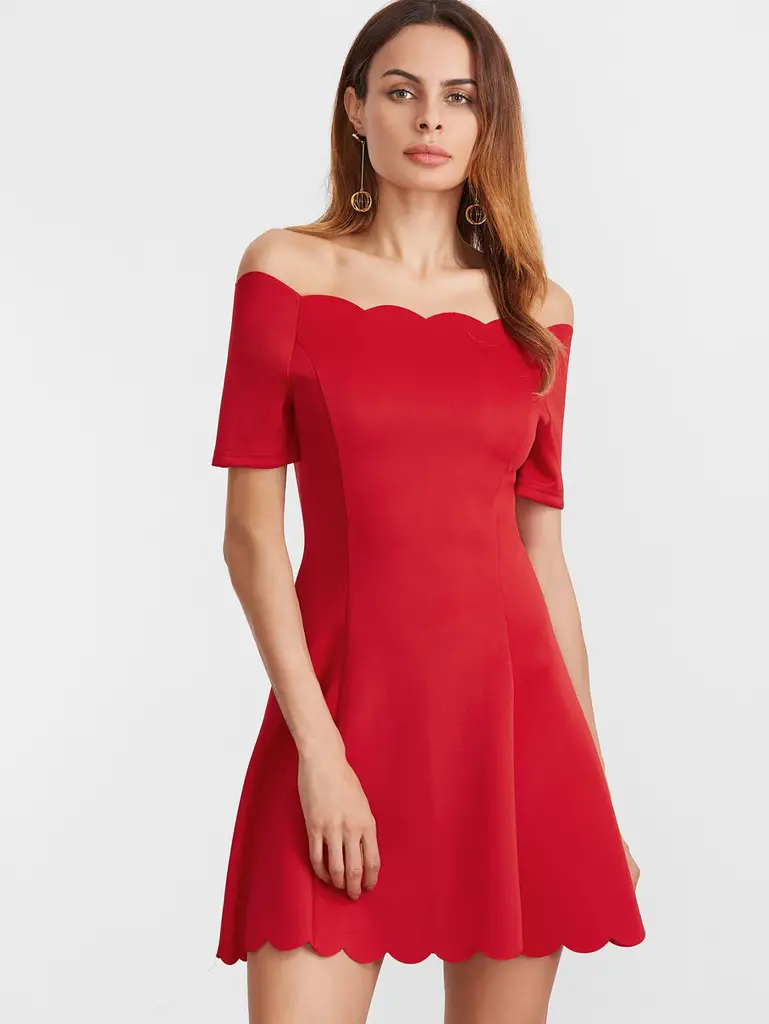 vestidos rojos cortos
