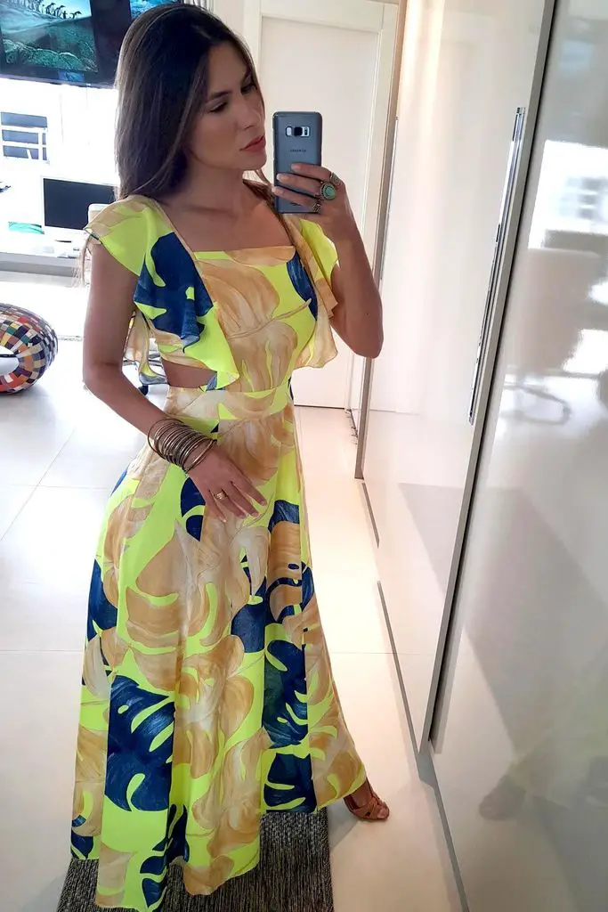 vestidos estampados largos