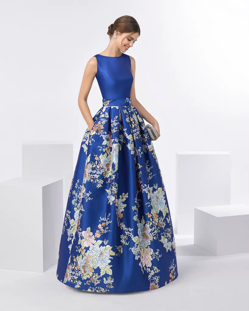 vestidos estampados con flores
