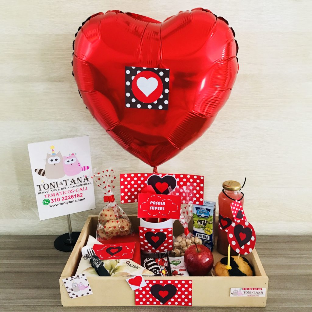 desayunos sorpresa globo corazón desayunos sorpresa globo corazón