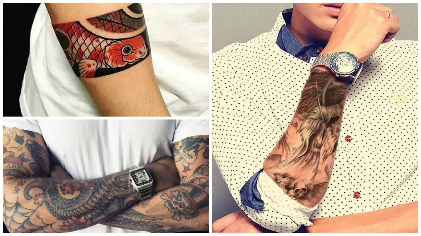 Tatuajes en el antebrazo para hombres ¡Ideas que la rompen en el mundo  tattoo!