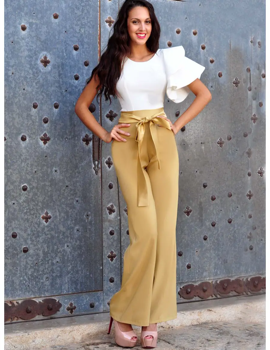 Pantalones Palazzo: Moda para mujeres Empoderadas ¡35 modelos vas querer!