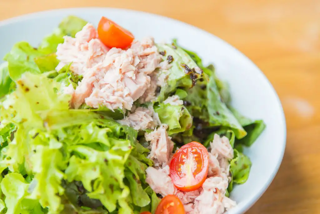 almuerzos saludables ensalada de atun