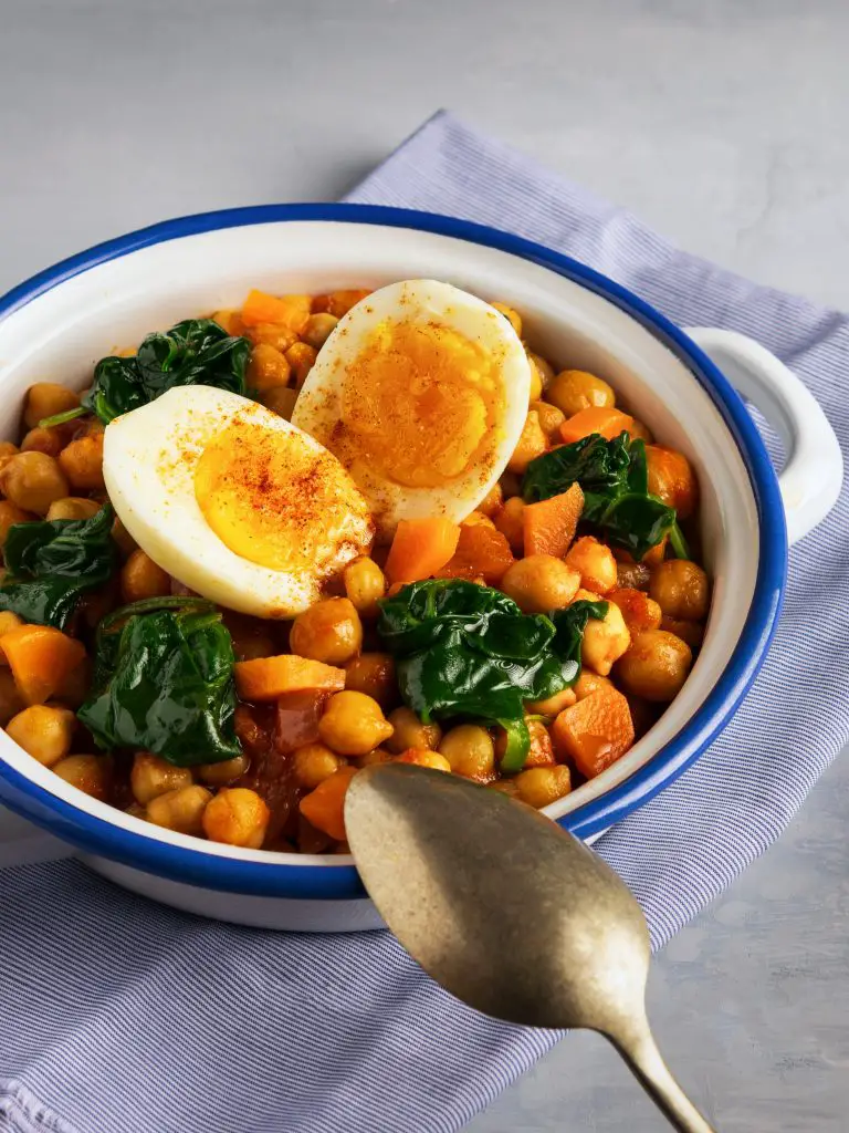 almuerzos saludables garbanzos al curry