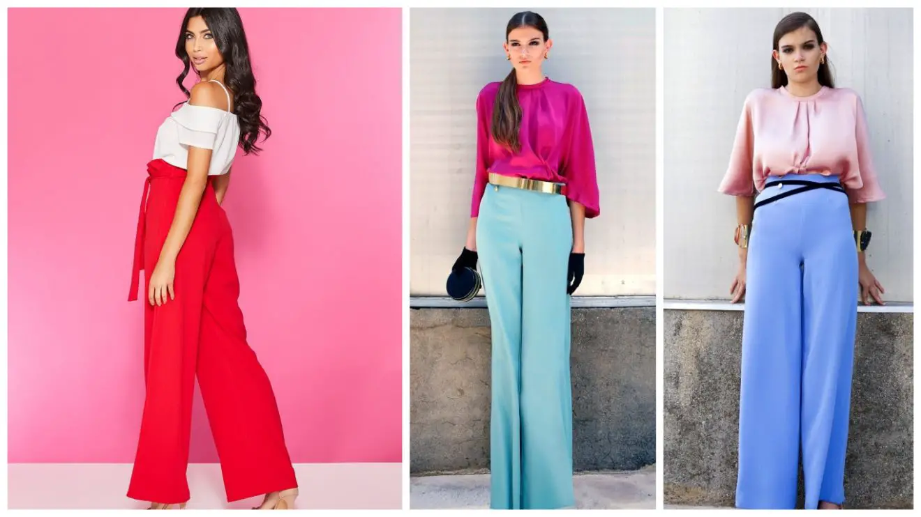 Pantalones Palazzo Moda Para Mujeres Empoderadas 35 Modelos Que