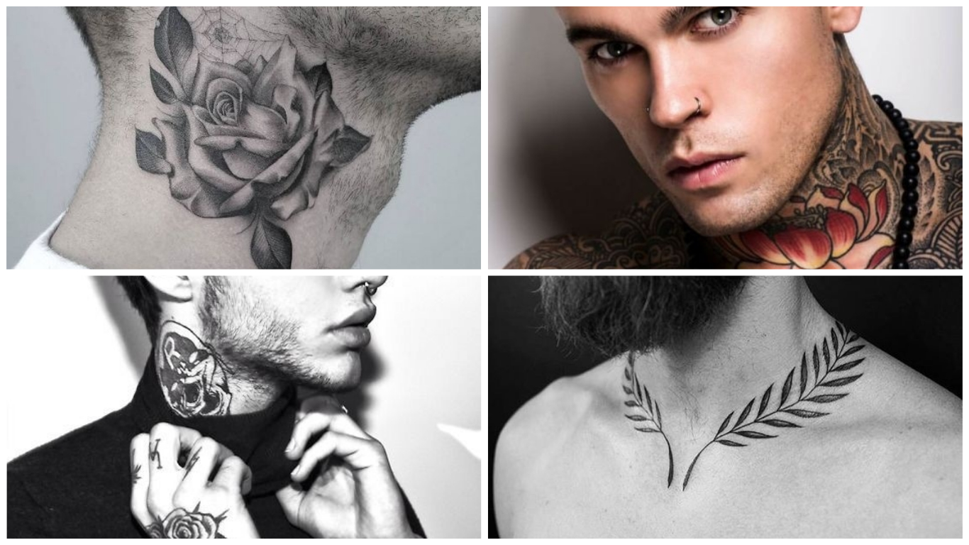 Tatuajes En El Cuello Para Hombres 42 Ideas Sensuales Y Atrevidas