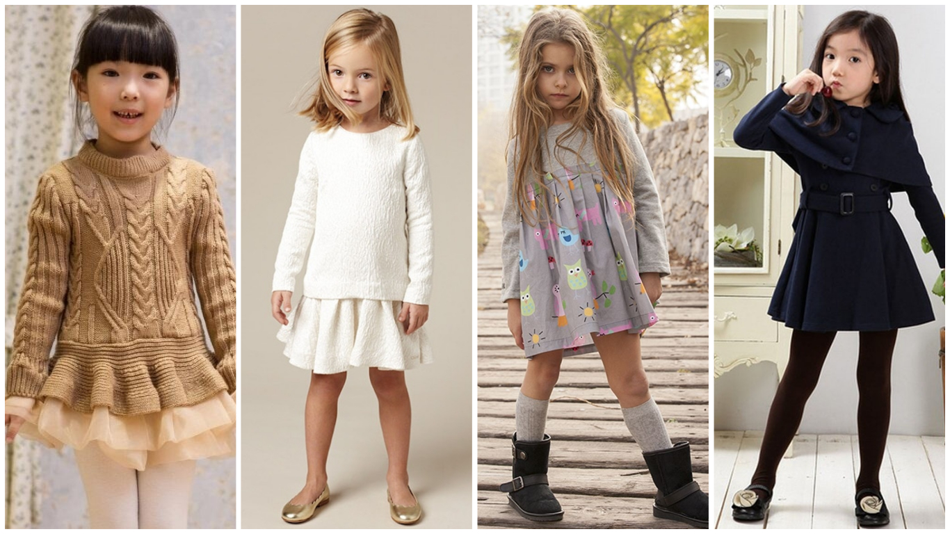 Vestidos invierno para niñas ¡Outfits & Looks para con estilo!