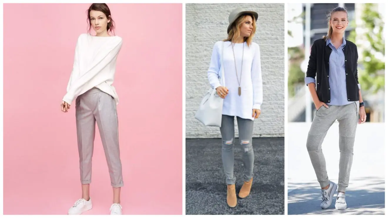 Outfit Con Pantalón Gris 27 Looks De Moda Para Mujeres Con