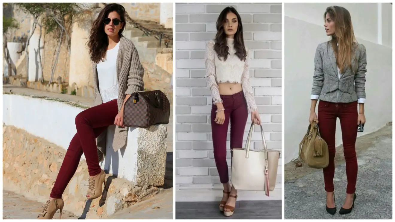 29 Ideas Y Estilos De Outfit Con Pantalon Vino Combinalos Como