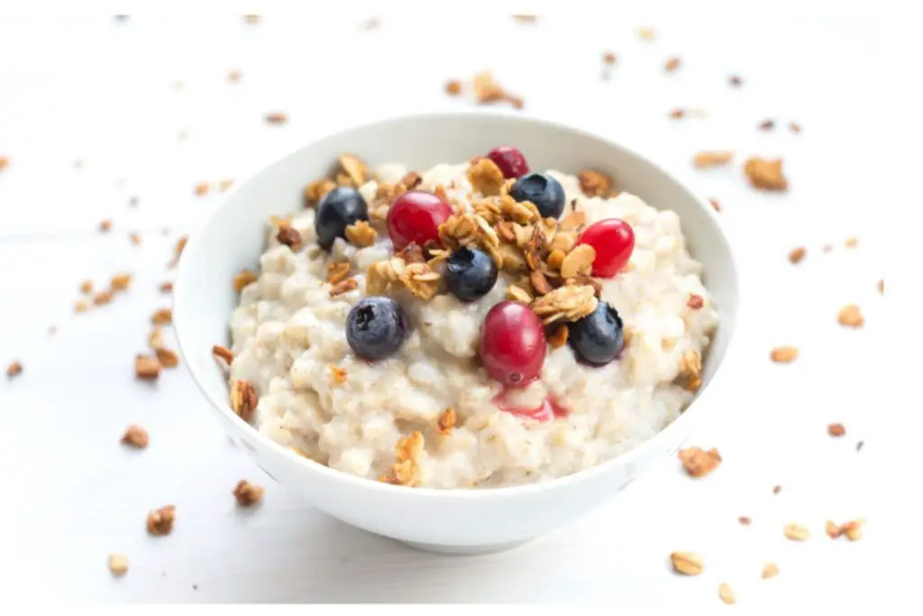 papillas para bebes avena con arandanos