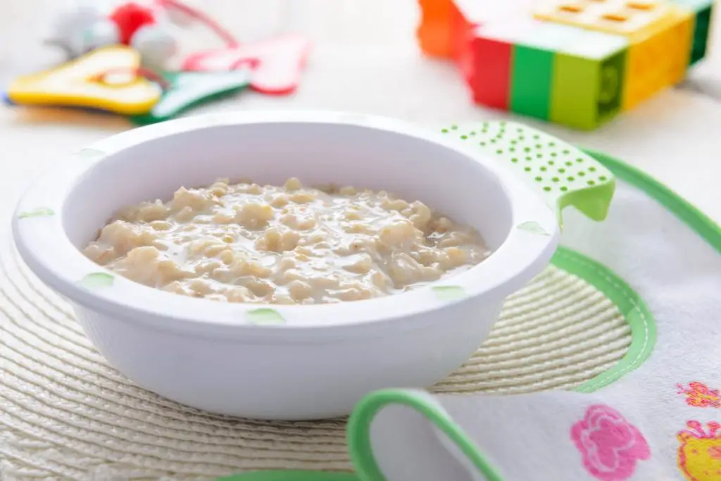 papillas para bebes de avena