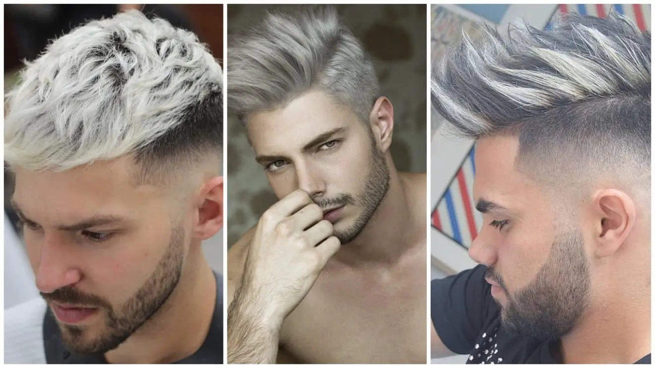 Mechas Platinadas Para Hombre Como Hacerlas Que Estilo