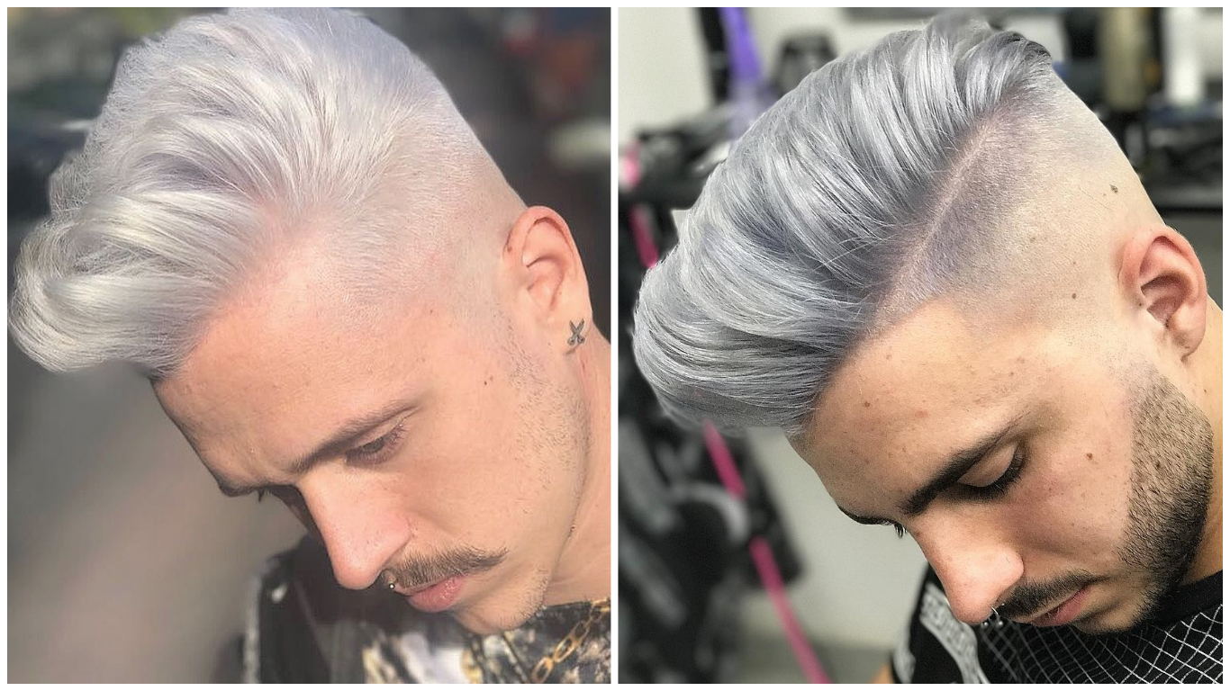 Mechas Platinadas Para Hombre Como Hacerlas Que Estilo